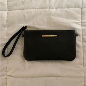 Black clutch with built in charger